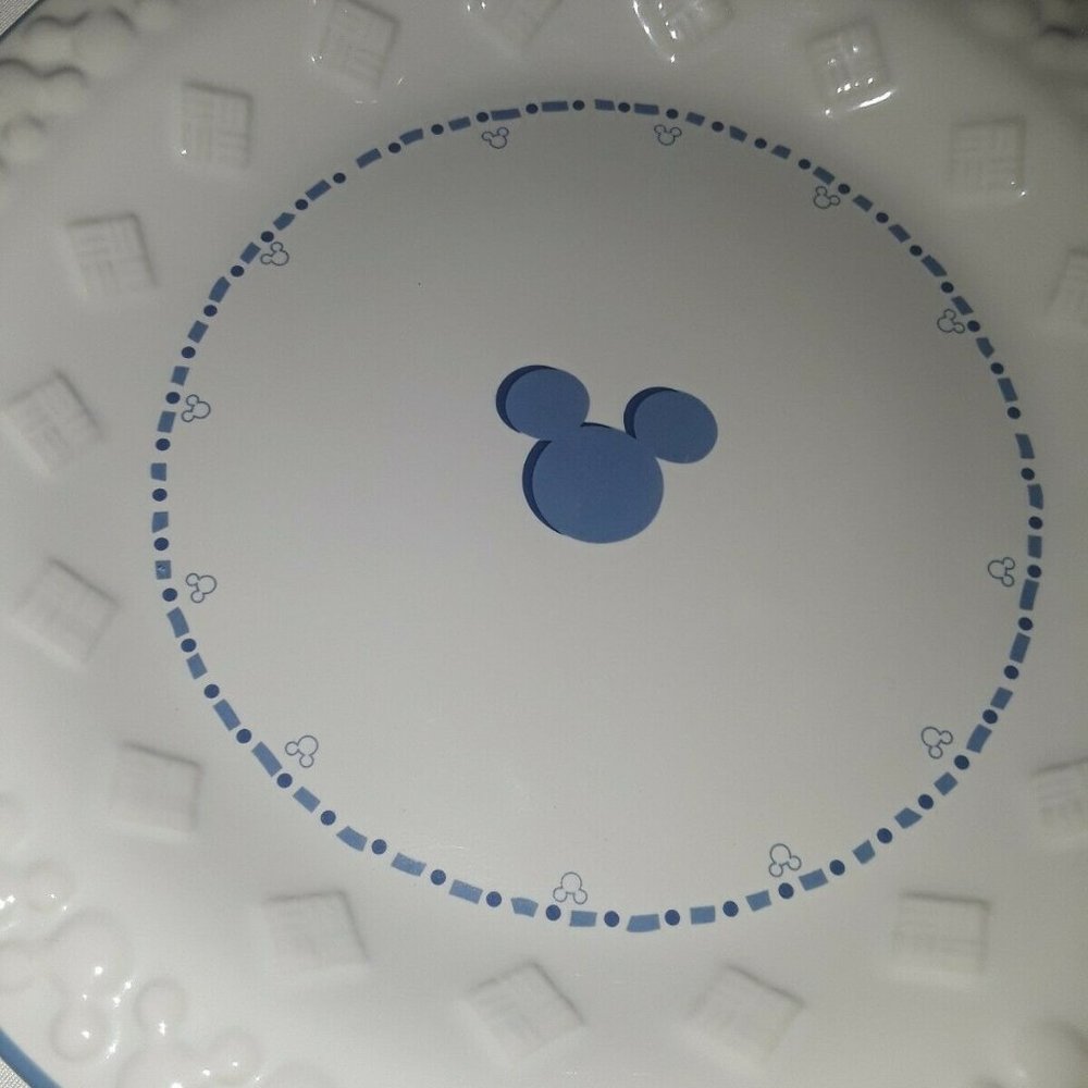 Disney Gourmet Mickey Salad Dessert 8" inch Plate